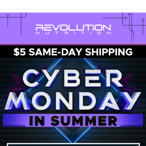 30-80% Off Sitewide | Cyber Monday In Summer!