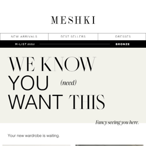 Checking us out Meshki?