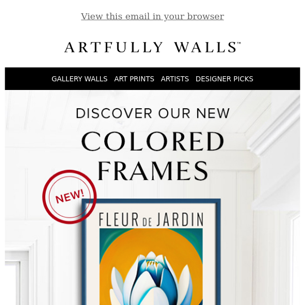 Discover Our New Colored Frames