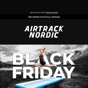 🖤 BLACK FRIDAY: 10 % Off Premium AirTracks!