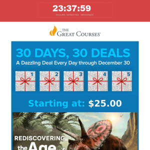 Deal of the Day - Rediscovering the Age of Dinosaurs