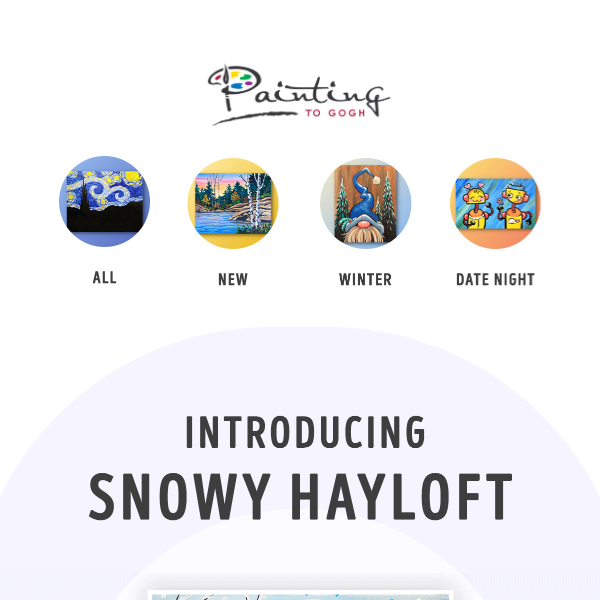 🌬️ Paint the Serenity of Winter: Introducing "Snowy Hayloft."