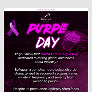 Purple Day: Spread Awareness!💜