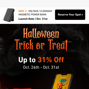 Hi Volta Charger, no tricks! Get 31% off today only!