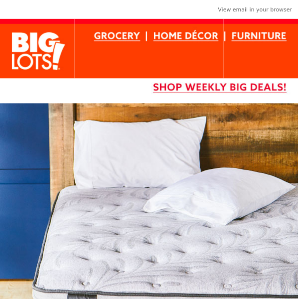 Start your year with BIG bargains on furniture & mattresses! 🎉