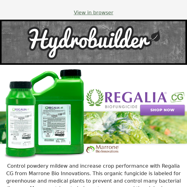 Increase Plant Protection and Disease Prevention with Regalia CG 🌿