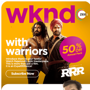 Gather your squad to watch ZEE5’s weekend watchlist at 50% off!