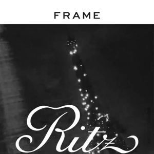 Preview The FRAME x Ritz Paris Collaboration