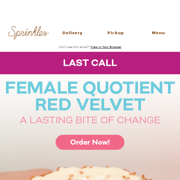 Last call! Female Quotient Red Velvet 💪👩💼