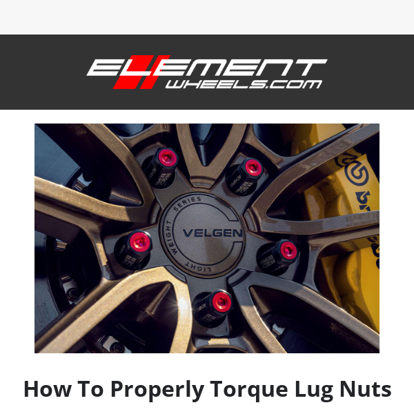 The Latest News & Blogs From Element Wheels