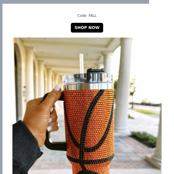 Fall, Football, Crystal Basketball Tumblers, Cozy Ribbed Fall Pullovers & More