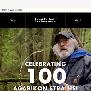 Celebrating our 100th Agarikon strain collection!