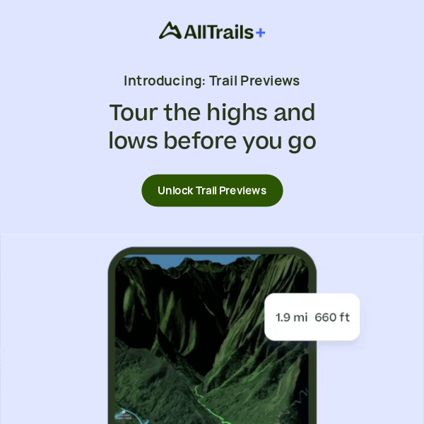 Introducing: Trail Previews – a new way to view the route