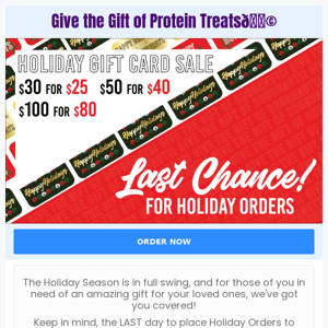 LAST CHANCE for Holiday Orders!!🎅Epic Deals on Gift Cards🎁