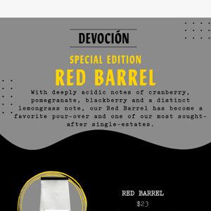 Coffee Highlight ✨ Red Barrel