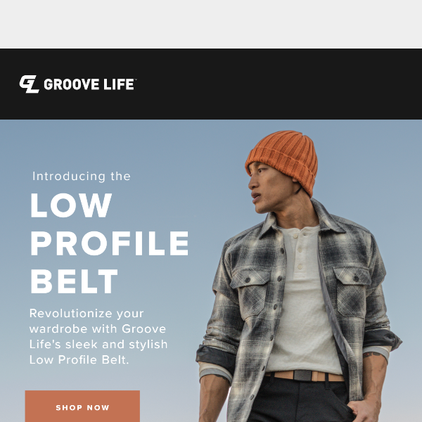 A slim, low profile solution. A belt with ZERO bulk.