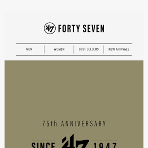 DROPPED | 75th Anniversary Capsule Collection