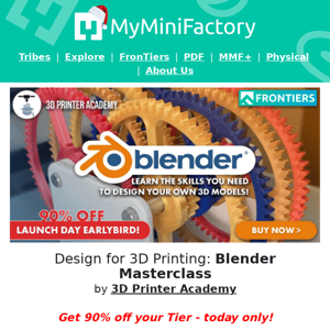 Save 90% on a Blender Masterclass! 🤯