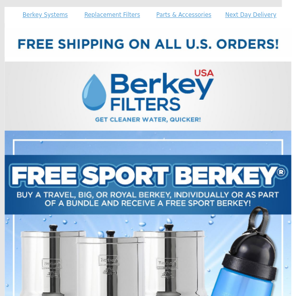 Will Black Berkey® Filtration Elements Remove PFAS And Other PFCs From  Drinking Water? - USA Berkey Filters