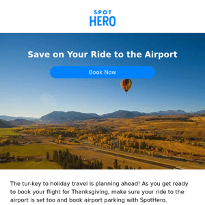 🎃 Carve Out Holiday Travel Plans with SpotHero