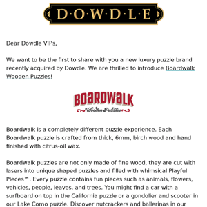 Dowdle Puzzles Announcement