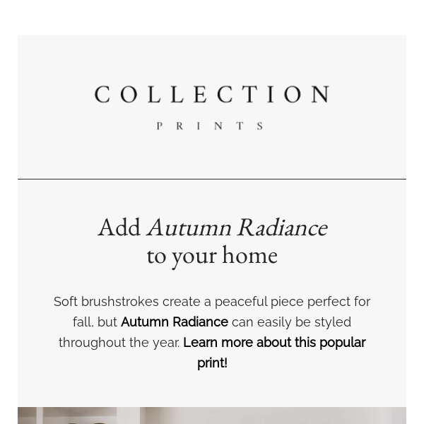Add Autumn Radiance to your home 🎨