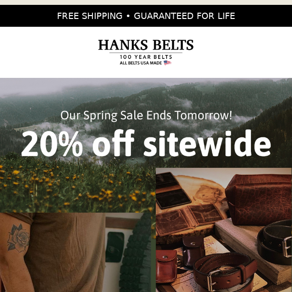 Ring in Spring with 20% off sitewide