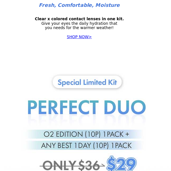 [2Boxes for $29] Perfect Duo for Summer 🌞