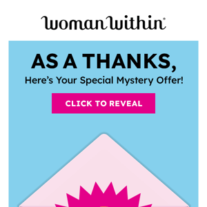 ✉ Friend, Your Special Mystery Offer Is Enclosed!