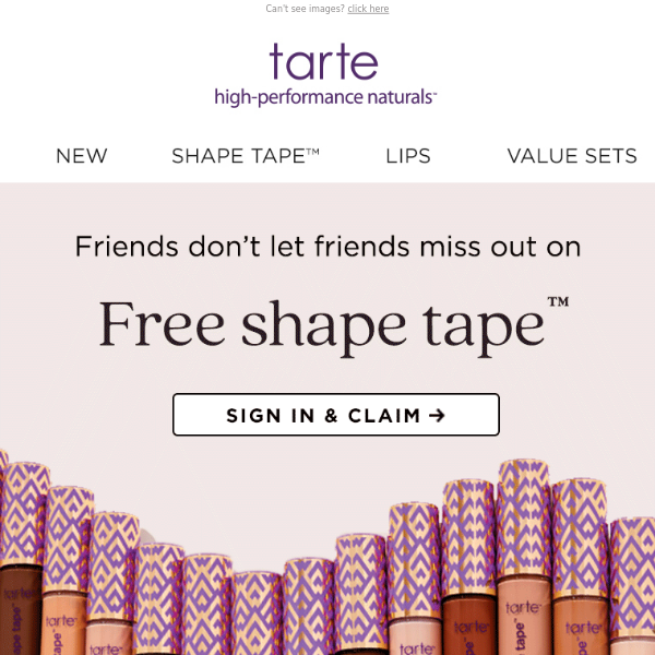 Get a FREE shape tape™!