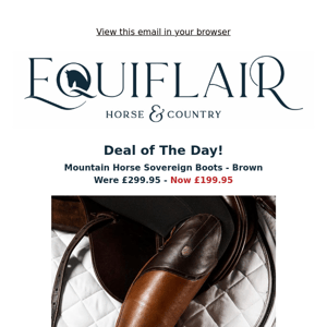 Deal of the Day - Mountain Horse Sovereign Boots - Brown
