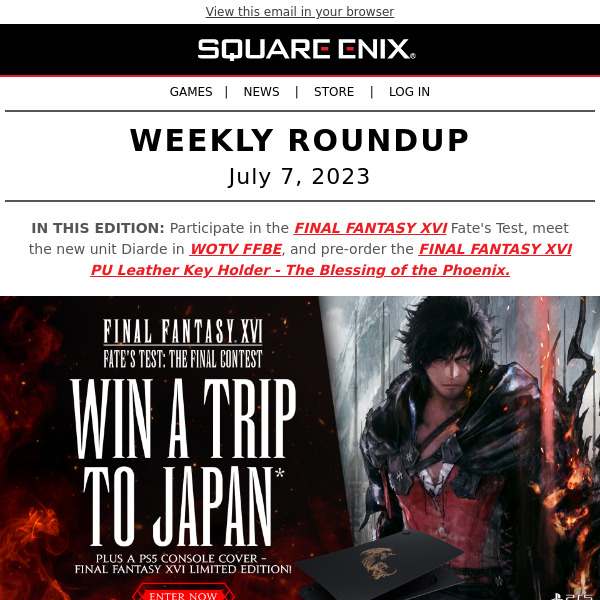 Check out the latest Square Enix Merchandise! - Square Enix