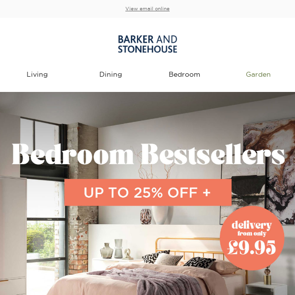 Bedroom Bestsellers – up to 25% off!