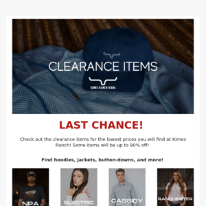 Last Chance To Save!!