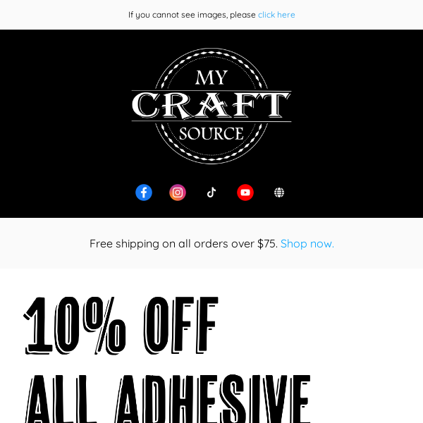 Adhesive Vinyl Sale!