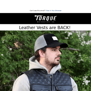 🔥 Full Leather Vests are BACK