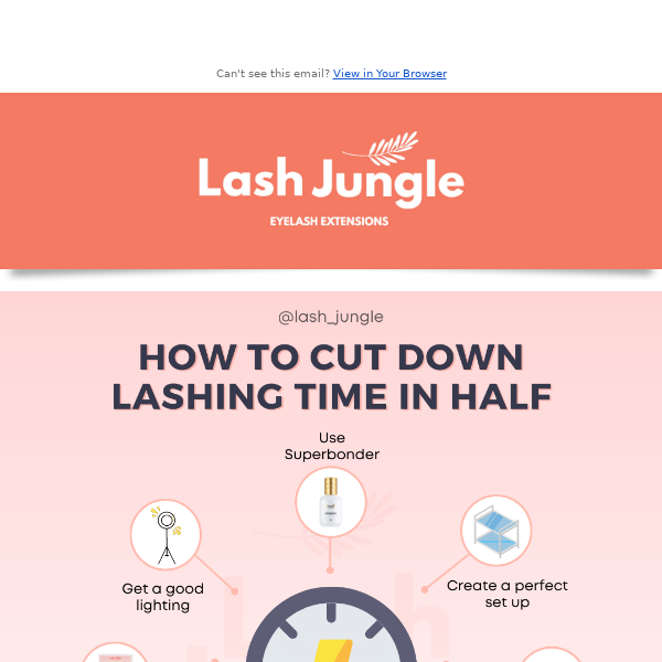 Do you want to CUT DOWN your lashing time? ⏰