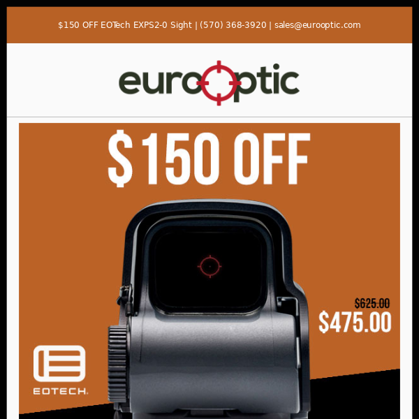 150 OFF EOTech EXPS20 Holographic Weapon Sight Euro Optic