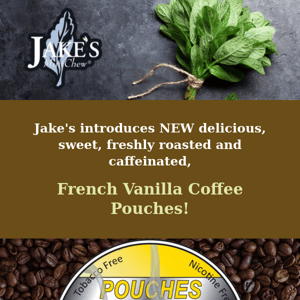 Jake's Introduces NEW French Vanilla Coffee Pouches