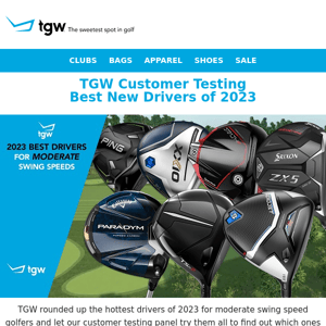 TGW Customers Test MORE Of 2023's Best New Drivers!