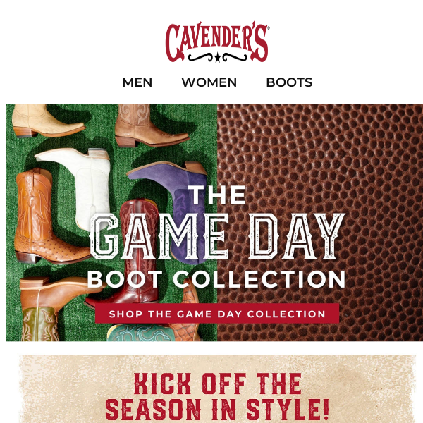 Shop the Game Day Boot Collection