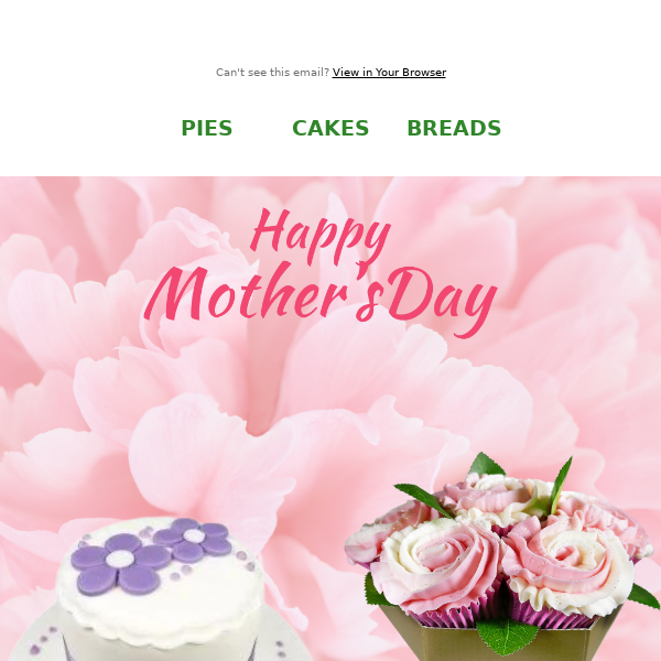 Delicious MOTHER'S Day gifts STRAIGHT to their door!