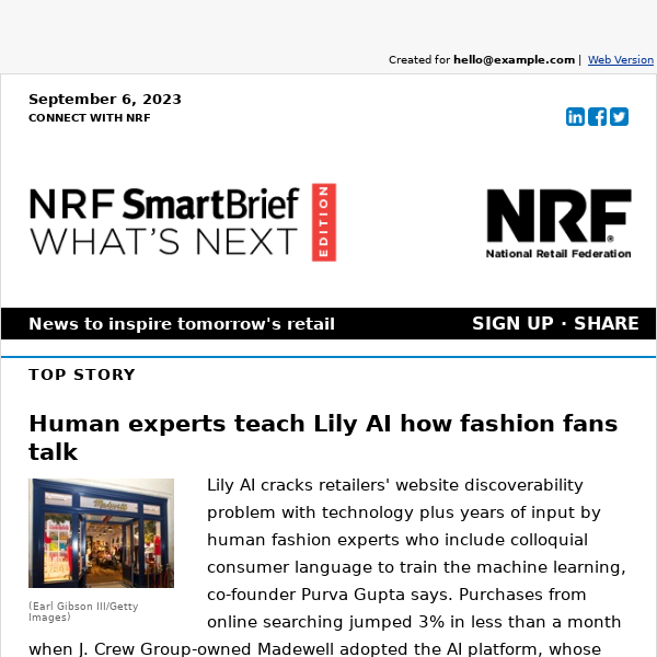 Human experts teach Lily AI how fashion fans talk