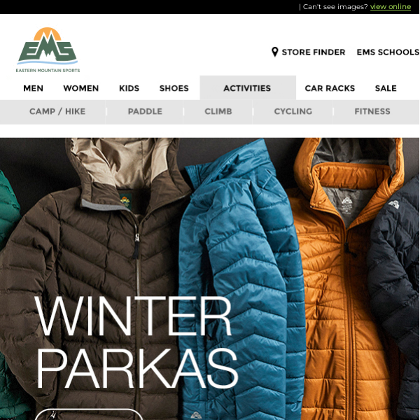 Winter Parkas from EMS, Cotopaxi, Outdoor Research & Obermeyer