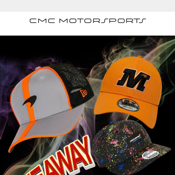 GIVEAWAY: Free McLaren Hat with Purchase 🏁
