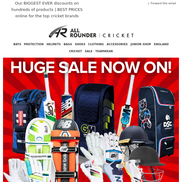 Cricket Gear 🥳 A $1366.73 This Week Only! B $1233.39 This Week Only! Don't  miss out on Crazy Deals during our Weekly Sale! A E10001-001…