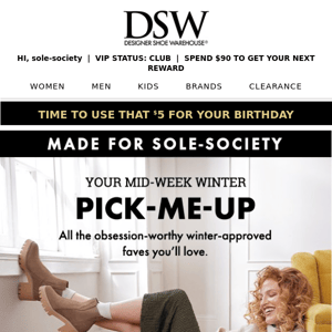 Up to $60 off Sole Society!