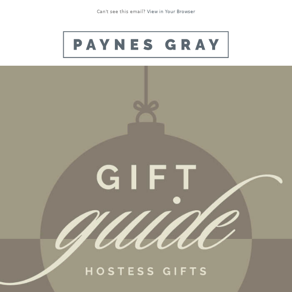 🎁 GIFT GUIDE // The Perfect Hostess Gift