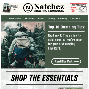 Top 10 Camping Gear Tips