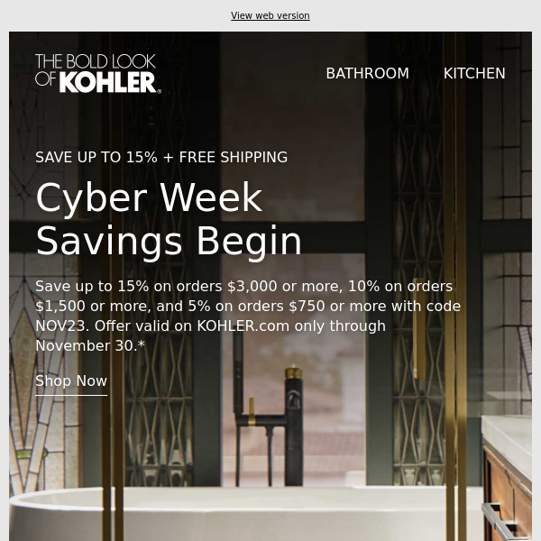 Cyber Savings Up to 15% Off